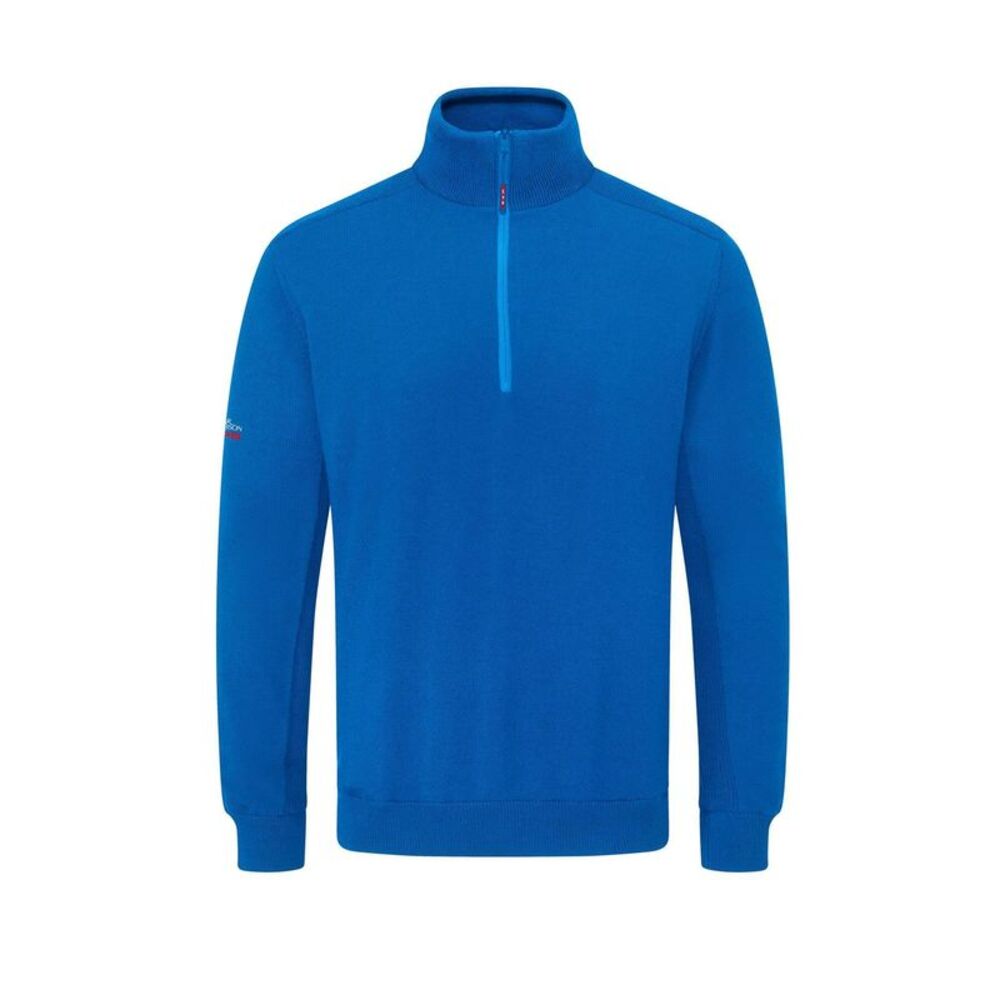 Oscar Jacobson Mens Sweater Top / Cobalt